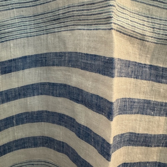 Untuckit Vietti Long Sleeve Button Down Shirt Blue & White - Picture 3 of 11